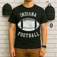 Indiana Football Distressed Vintage 80S Throwback Classic T-Shirt thumb 6