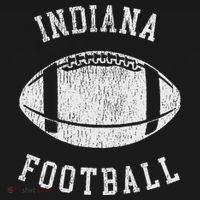 Indiana Football Distressed Vintage 80S Throwback Classic T-Shirt thumb 7