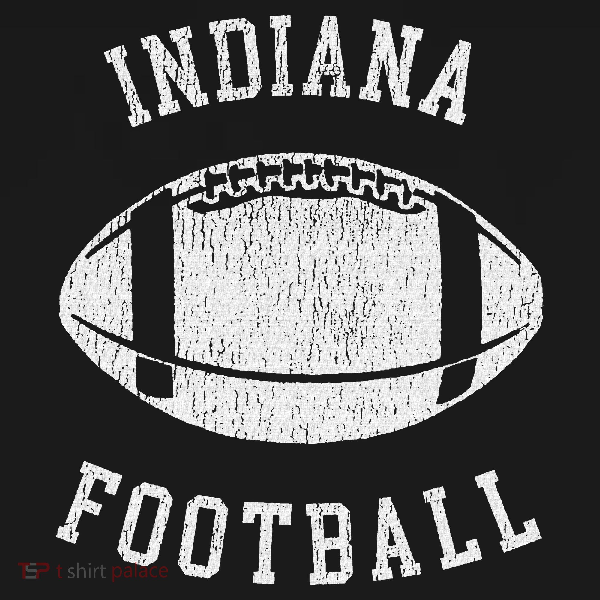 Indiana Football Distressed Vintage 80S Throwback Classic T-Shirt