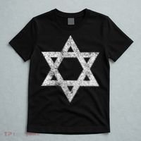 Israel flag distressed Star of David symbol Jewish Israeli  T-Shirt thumb 5
