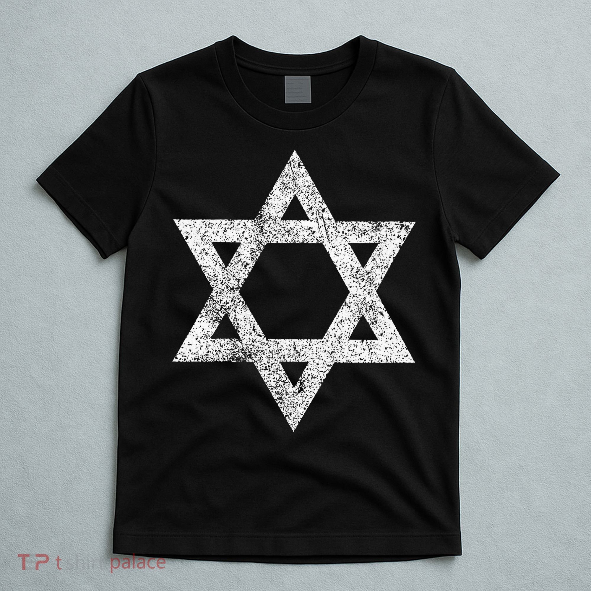 Israel flag distressed Star of David symbol Jewish Israeli  T-Shirt
