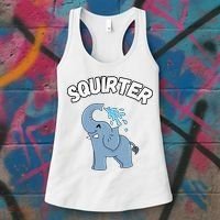Inappropriate Funny Embarrassing Women's Tank Top thumb 3