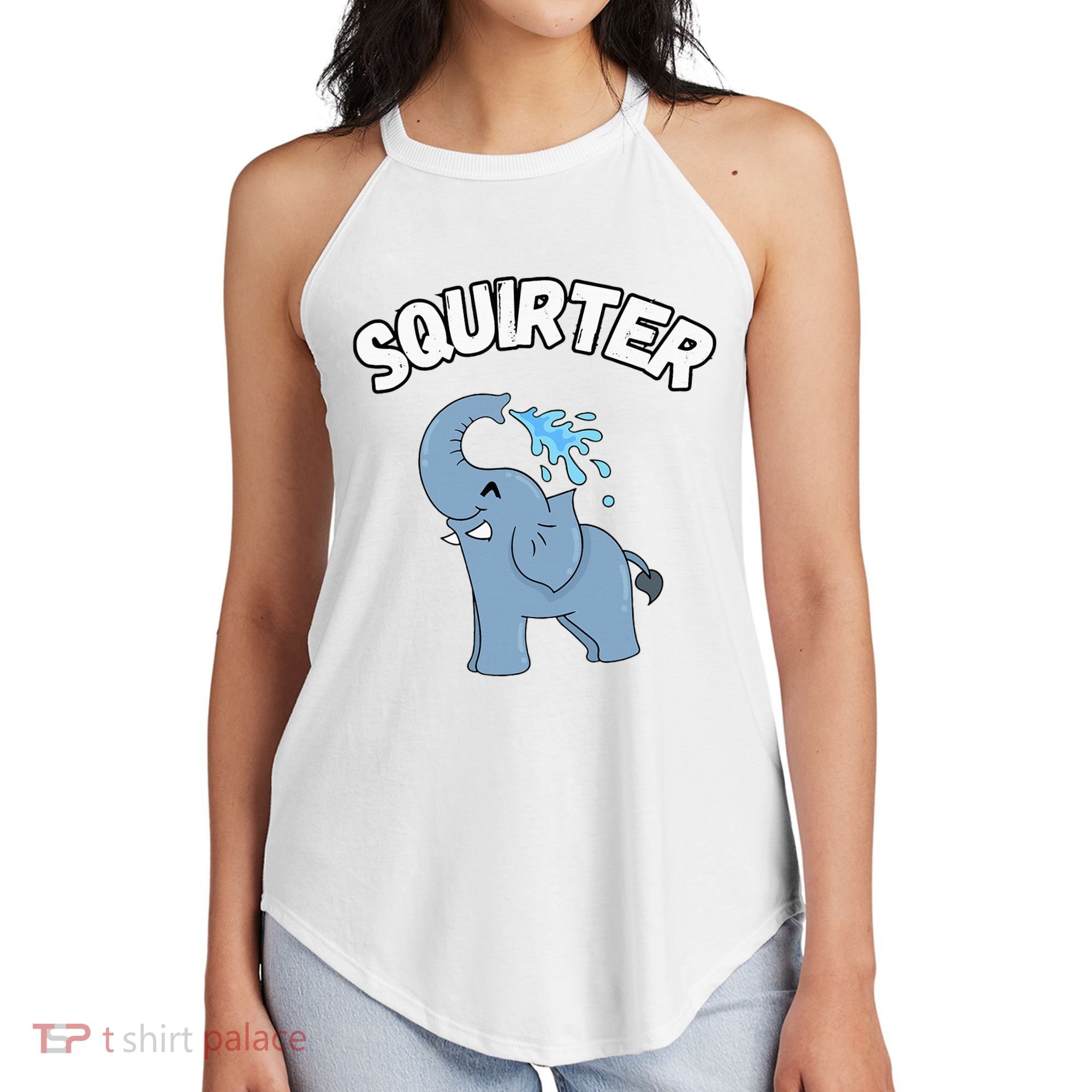 Inappropriate Funny Embarrassing Women's Perfect Tri Rocker Tank