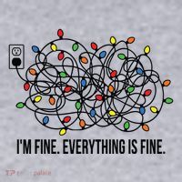 IM Fine. Everything Is Fine. Women's Sweatshirt thumb 2