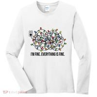 IM Fine. Everything Is Fine. Women's Long Sleeve Shirt thumb 0