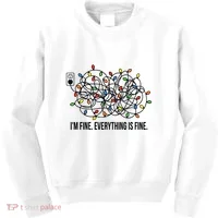 IM Fine. Everything Is Fine. Kids Sweatshirt thumb 0