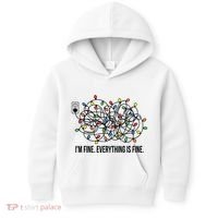 IM Fine. Everything Is Fine. Kids Hoodie thumb 0