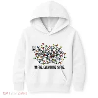 IM Fine. Everything Is Fine. Kids Hoodie thumb 0