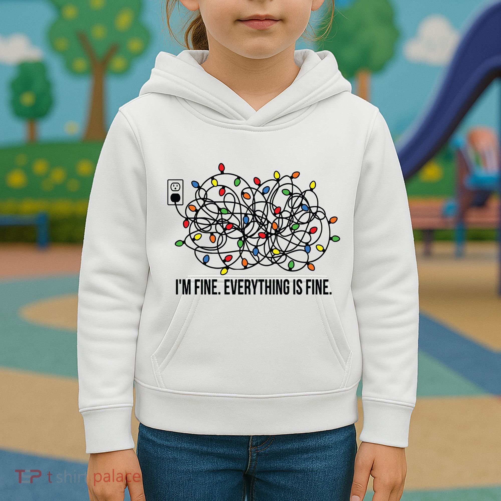 IM Fine. Everything Is Fine. Kids Hoodie