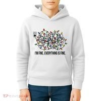 IM Fine. Everything Is Fine. Kids Hoodie thumb 4