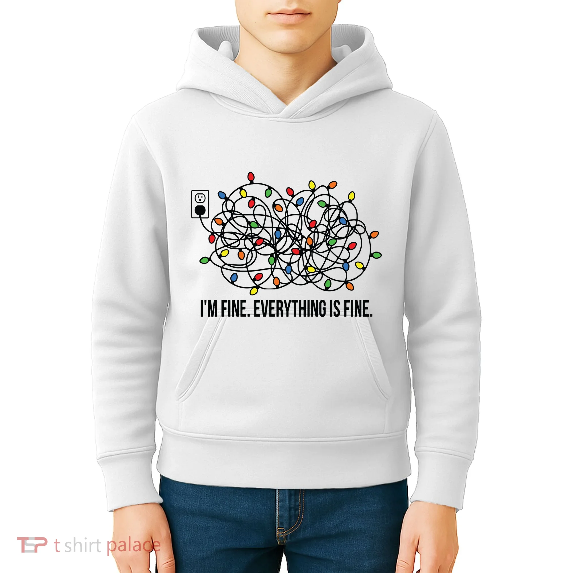 IM Fine. Everything Is Fine. Kids Hoodie