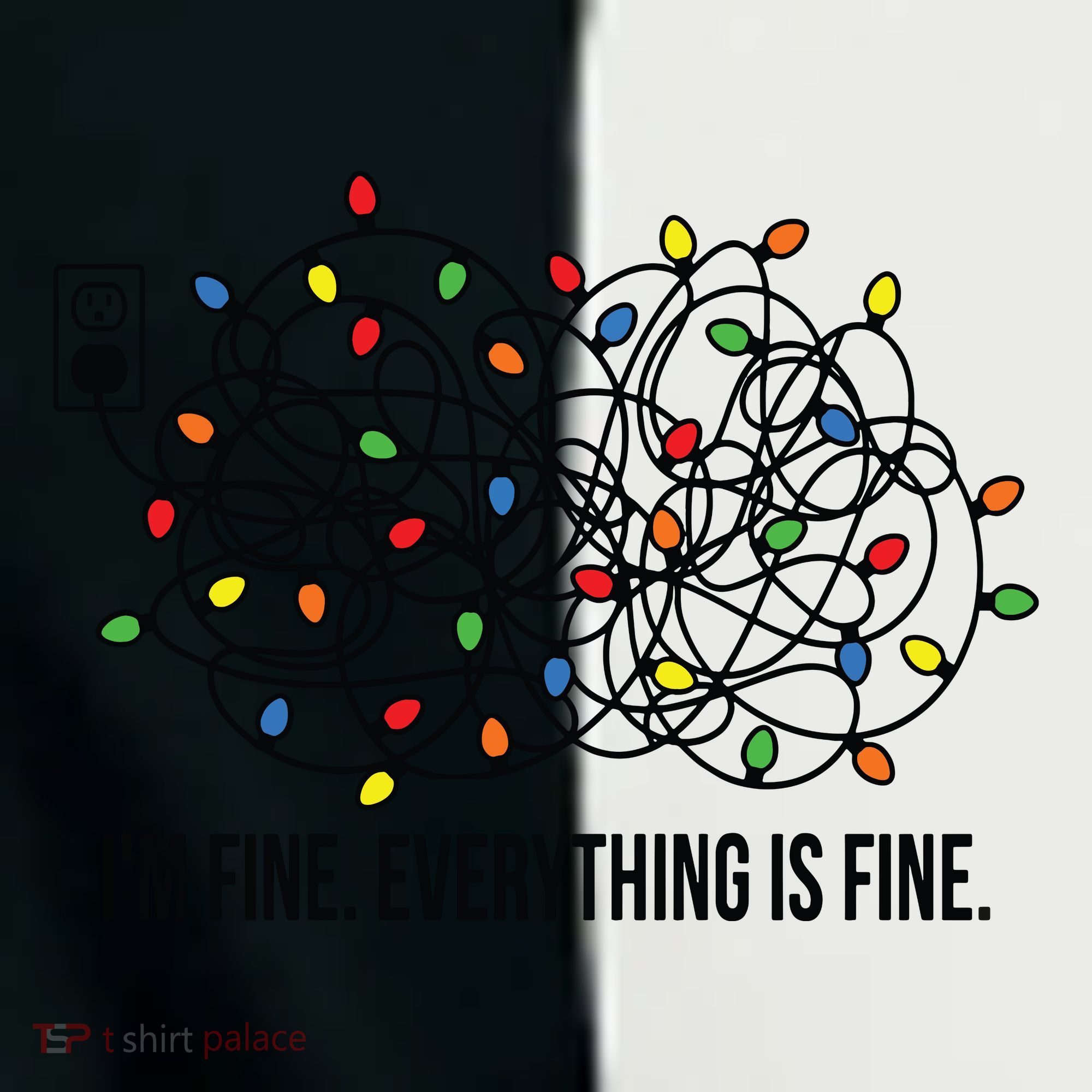 IM Fine. Everything Is Fine. Toddler Fine Jersey T-Shirt