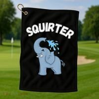Inappropriate Funny Embarrassing Golf Towel thumb 1