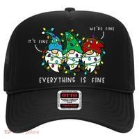ItS Fine Everything Is Fine Xmas Lights Gnome Christmas Hat thumb 0
