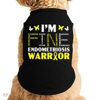 I'm Fine Endo Warrior Endometriosis Awareness Disease Doggie Tank thumb 0