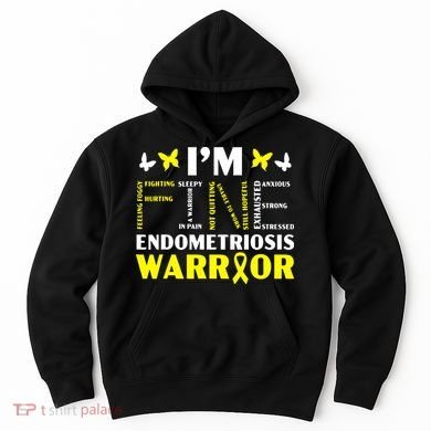 I'm Fine Endo Warrior Endometriosis Awareness Disease Hoodie