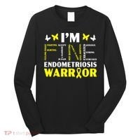 I'm Fine Endo Warrior Endometriosis Awareness Disease Long Sleeve Shirt thumb 0