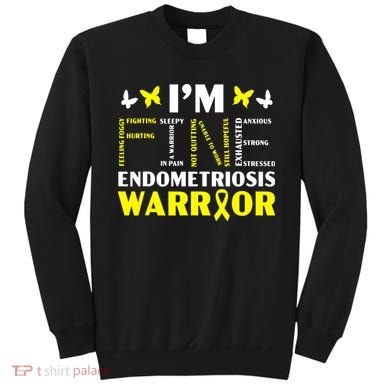 I'm Fine Endo Warrior Endometriosis Awareness Disease Sweatshirt