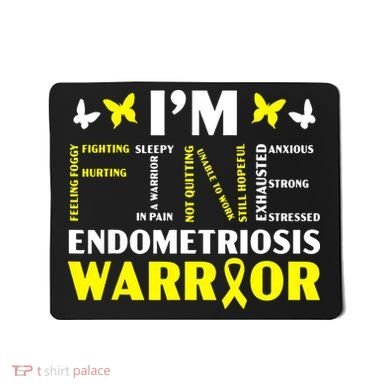 I'm Fine Endo Warrior Endometriosis Awareness Disease Mousepad