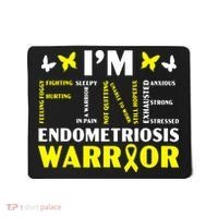 I'm Fine Endo Warrior Endometriosis Awareness Disease Mousepad thumb 0