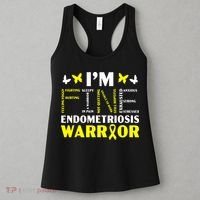 I'm Fine Endo Warrior Endometriosis Awareness Disease Women's Tank Top thumb 3