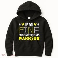 I'm Fine Endo Warrior Endometriosis Awareness Disease Kids Hoodie thumb 0