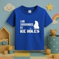 Ice Fishing Funny I Am Surrounded By Ice Holes Gift Great Gift Toddler T-Shirt thumb 3