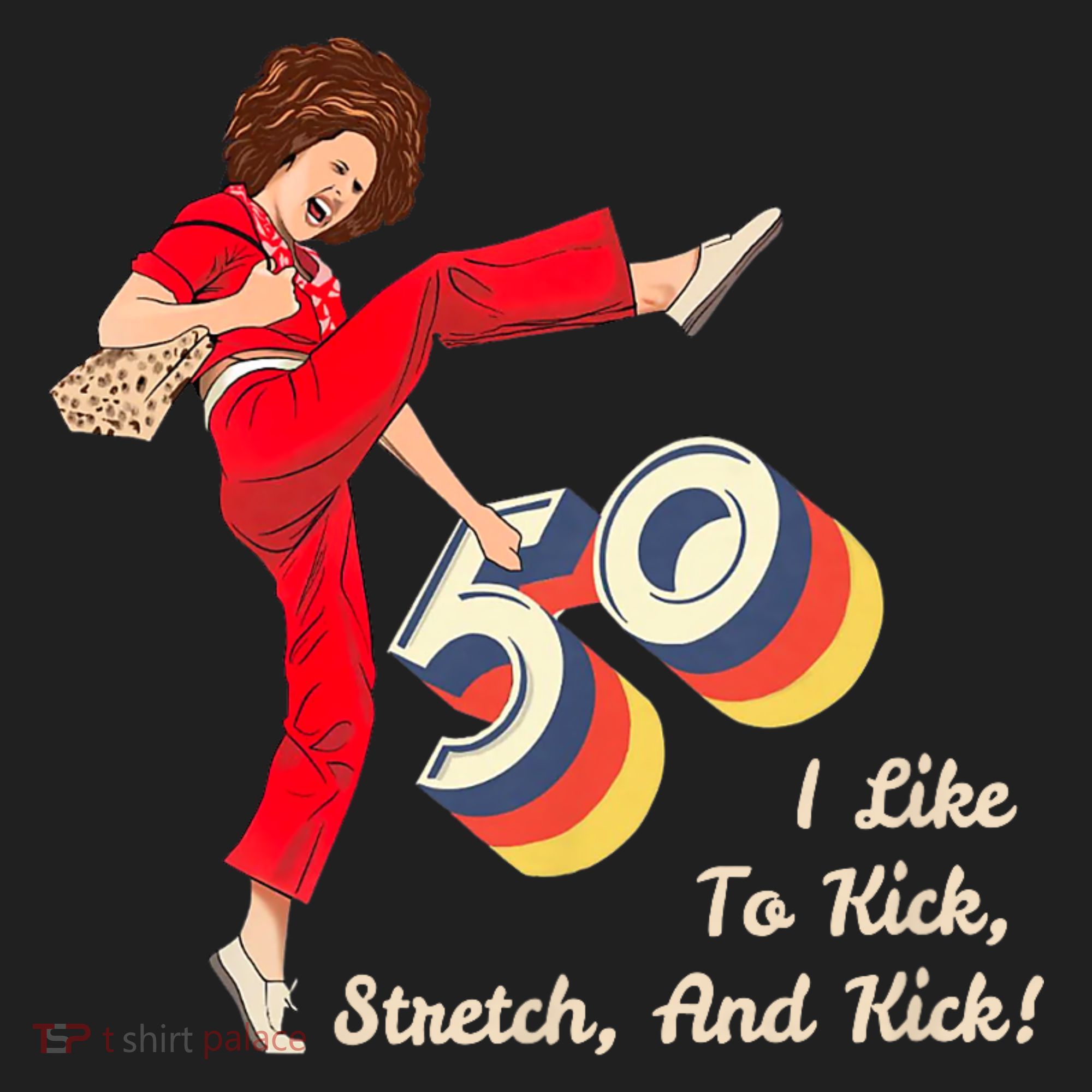 I’m Fifty five-oh 50 Funny Sally Kick Lady O’Malley Birthday Beanie
