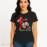 I’m Fifty five-oh 50 Funny Sally Kick Lady O’Malley Birthday Women's T-Shirt thumb 4