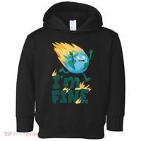 I'm Fine Funny Earth Day Climate Change Toddler Hoodie thumb 0