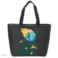 I'm Fine Funny Earth Day Climate Change Tote Bag thumb 0