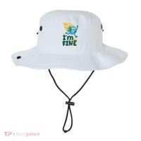 I'm Fine Funny Earth Day Climate Change Bucket Hat thumb 0