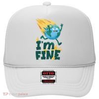 I'm Fine Funny Earth Day Climate Change Hat thumb 0