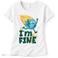 I'm Fine Funny Earth Day Climate Change Women's T-Shirt thumb 0