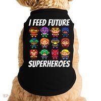 I Feed Future Superheroes School Lunch Lady Squad Doggie Tank thumb 0