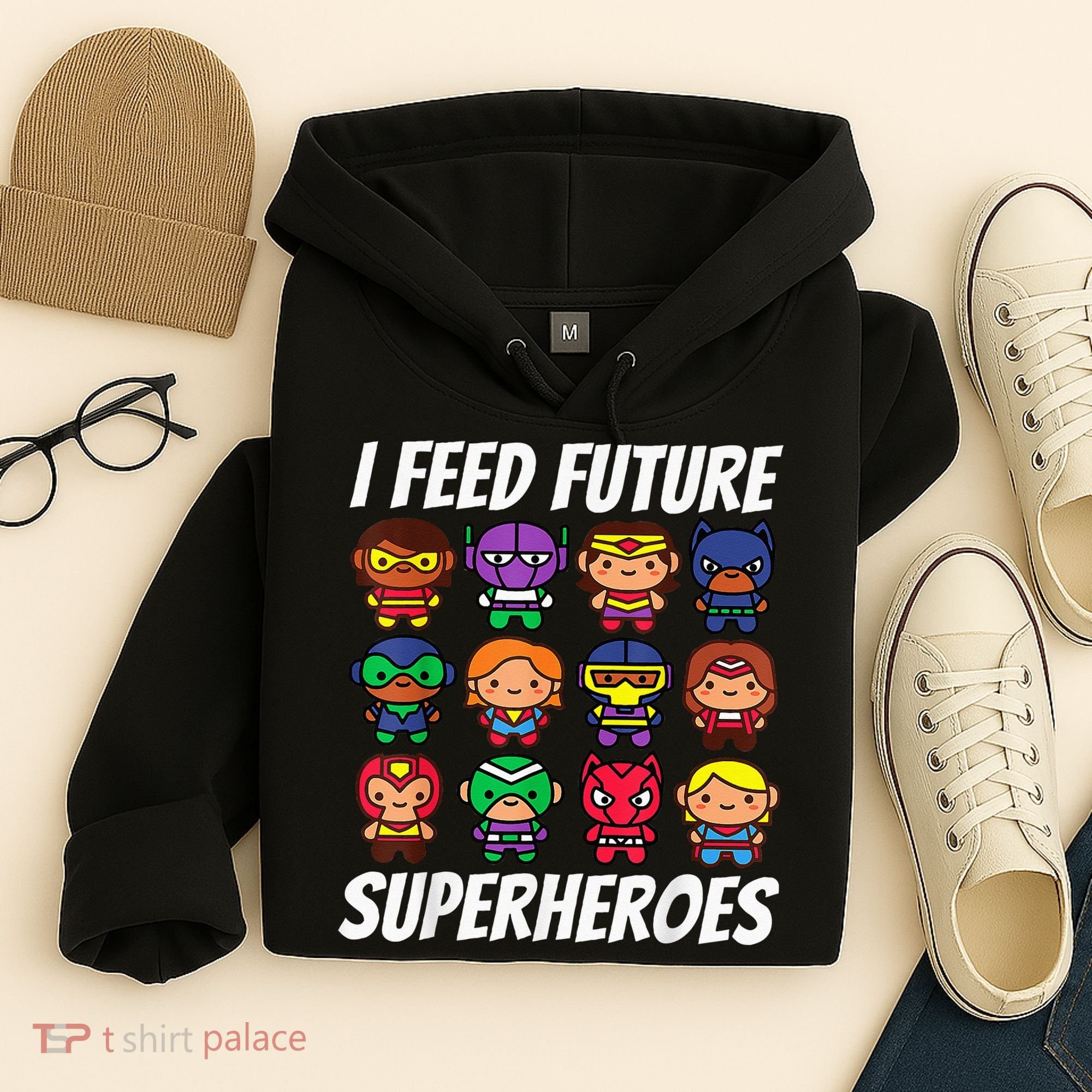 I Feed Future Superheroes School Lunch Lady Squad Hoodie