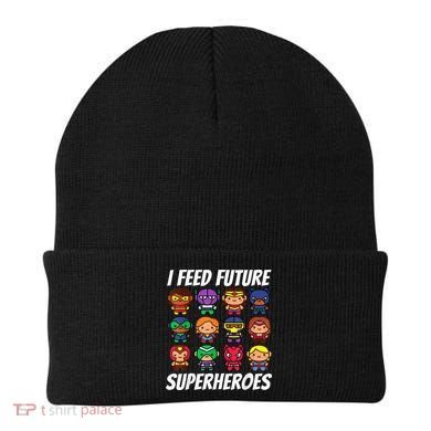 I Feed Future Superheroes School Lunch Lady Squad Beanie