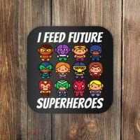I Feed Future Superheroes School Lunch Lady Squad Coaster thumb 0
