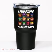 I Feed Future Superheroes School Lunch Lady Squad Tumbler thumb 0