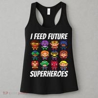 I Feed Future Superheroes School Lunch Lady Squad Women's Tank Top thumb 3