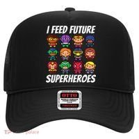 I Feed Future Superheroes School Lunch Lady Squad Hat thumb 0