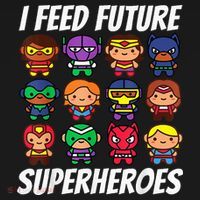 I Feed Future Superheroes School Lunch Lady Squad Tank Top thumb 6