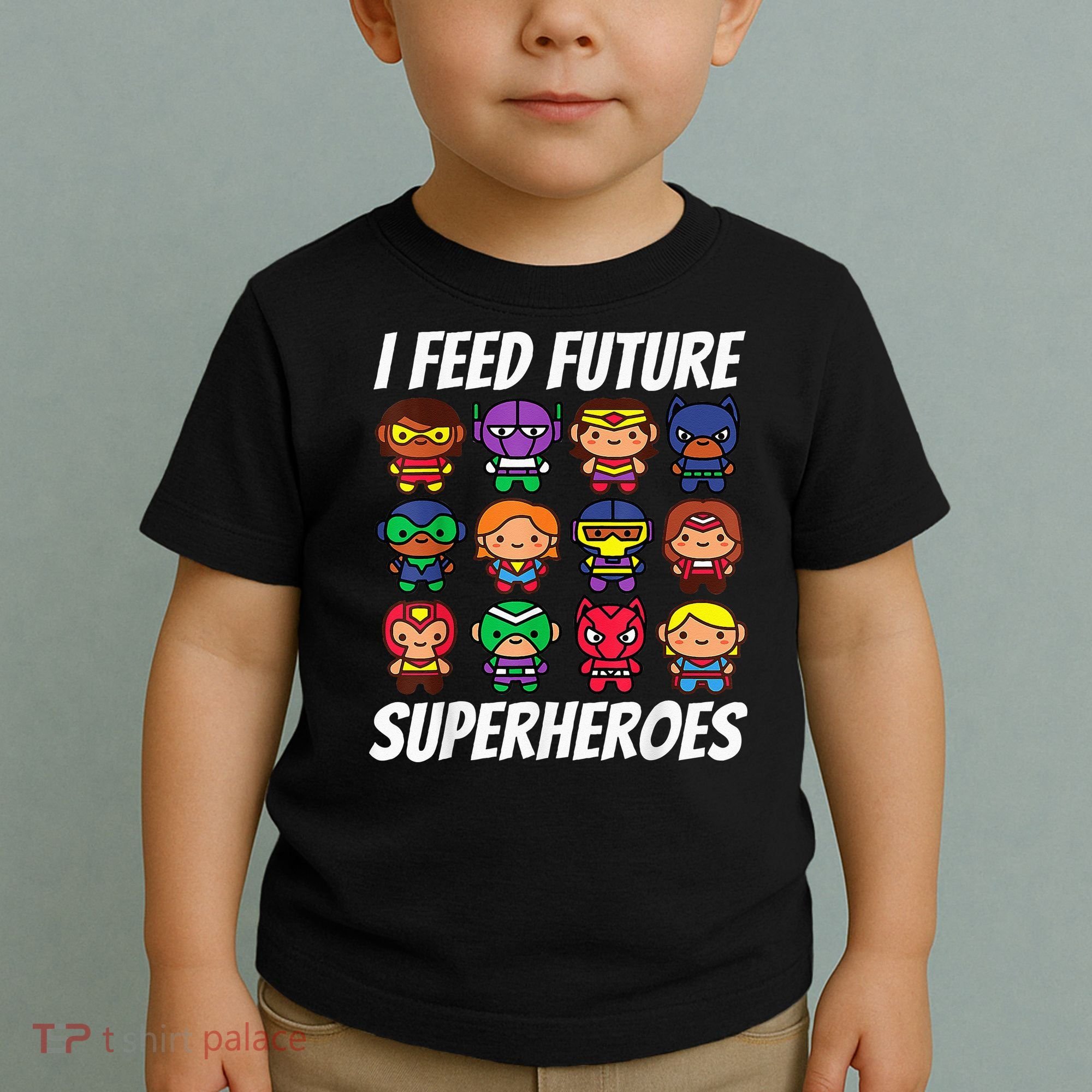 I Feed Future Superheroes School Lunch Lady Squad Toddler T-Shirt