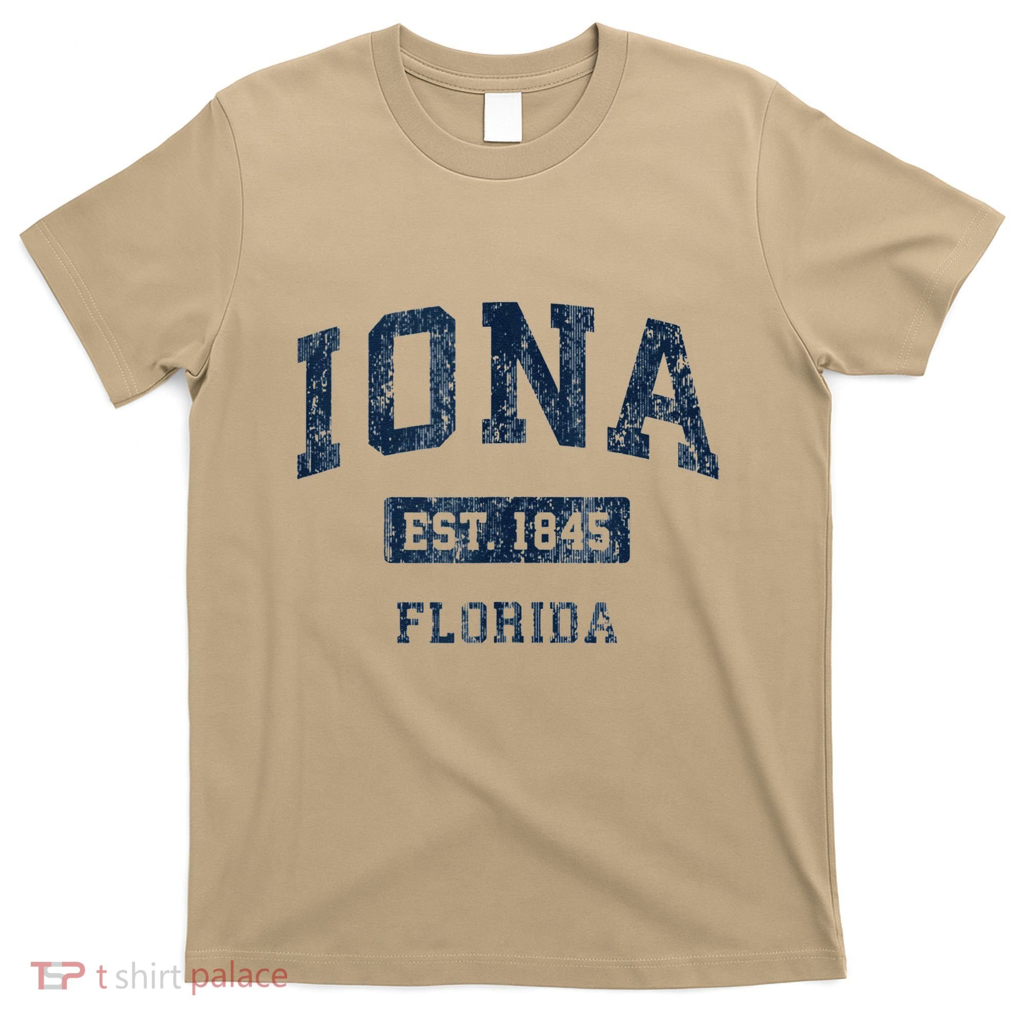 Iona Florida Fl Vintage Established T-Shirt