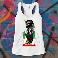 Iranian Flag Female Hair Support Women Of Iran LION SUN FLAG Women's Tank Top thumb 3