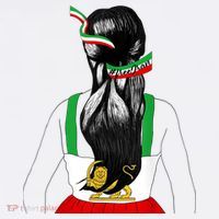 Iranian Flag Female Hair Support Women Of Iran LION SUN FLAG Women's Tank Top thumb 5