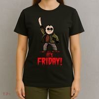 It's Friday Funny Halloween Horror Movie T-Shirt thumb 4