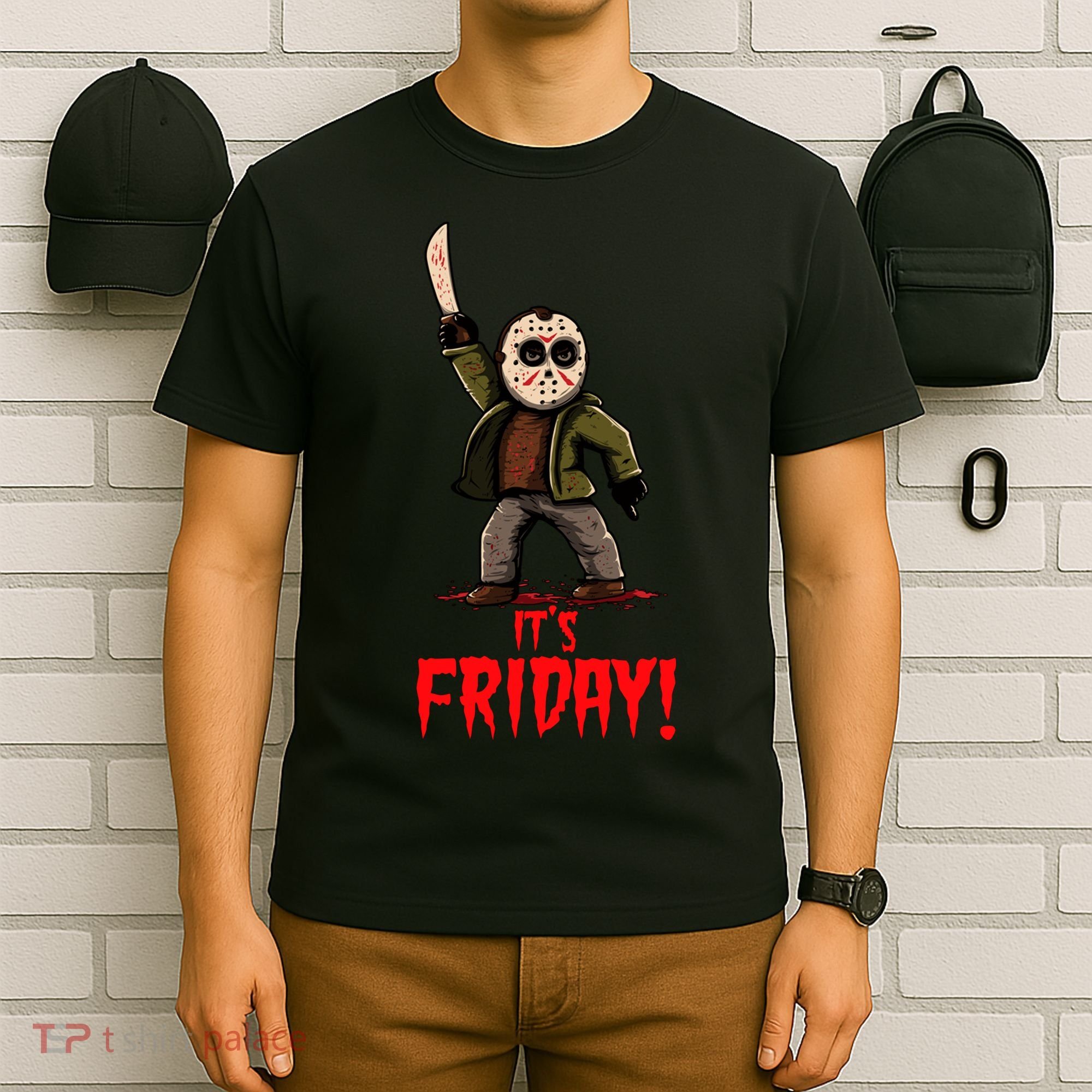 It's Friday Funny Halloween Horror Movie T-Shirt