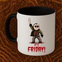 It's Friday Funny Halloween Horror Movie Coffee Mug thumb 2