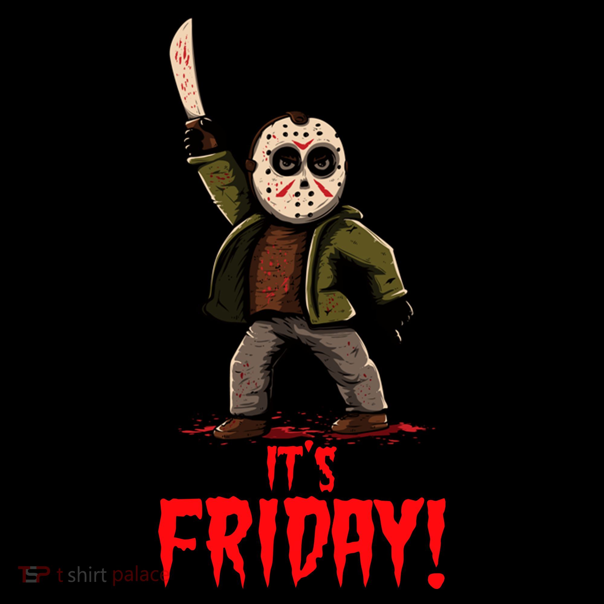 It's Friday Funny Halloween Horror Movie Women's Hoodie